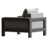 Sullivan Outdoor Aluminum Lounge Chair - Thumbnail 4