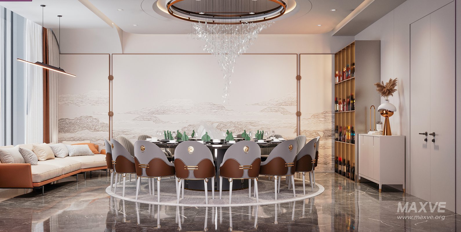 Modern dining room - Image 1