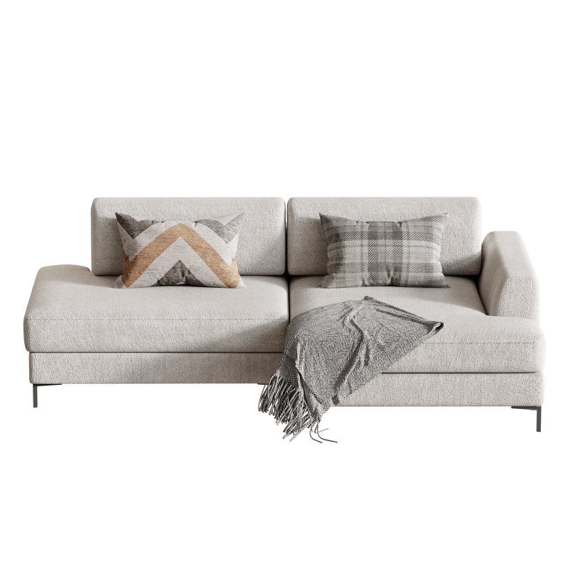 Corner sofa Edwin Velvet Terra - Image 9