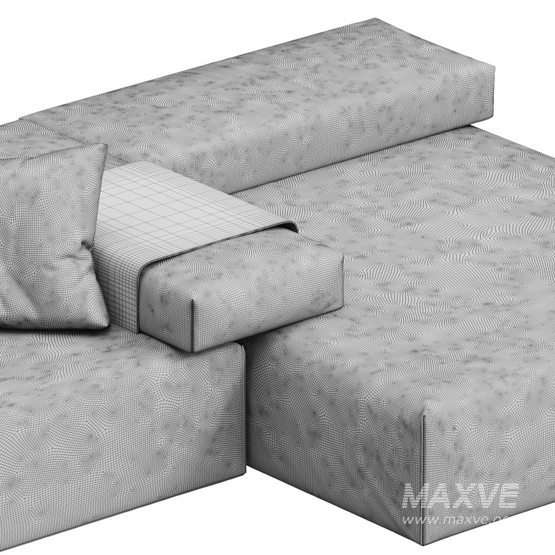 CINDER BLOCK modular sofa design Luca Nichetto Combination 02 - Image 3