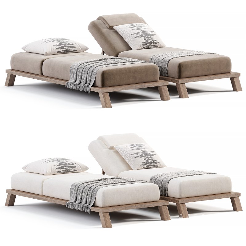 Blain Sun Loungers By Divanoloungeusa - Image 2