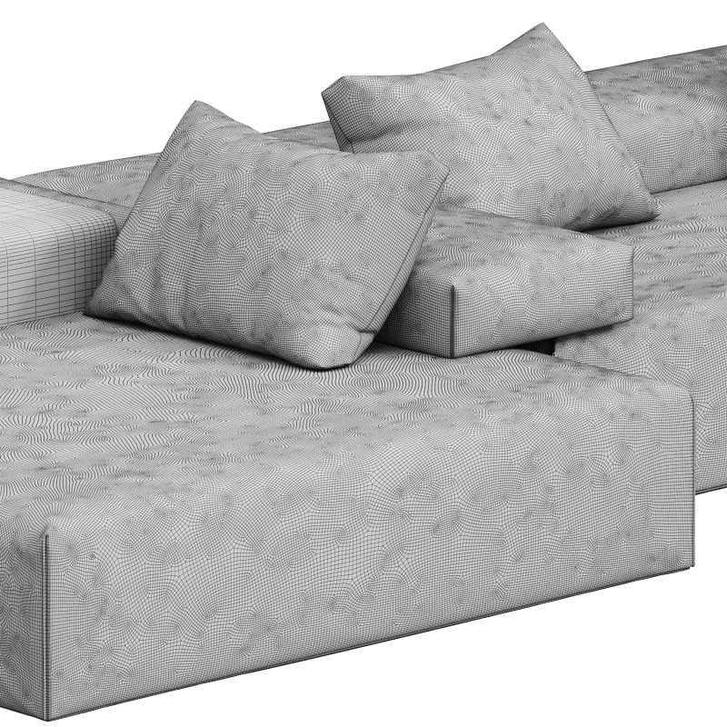 CINDER BLOCK modular sofa design Luca Nichetto Combination 05 - Image 2