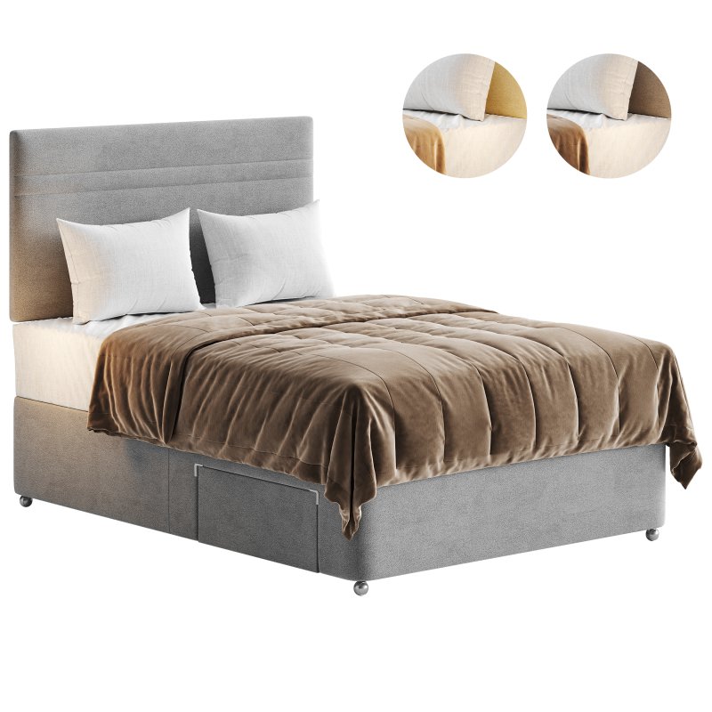 Sealy Auckland Firm Support Divan Bed Set - Image 1