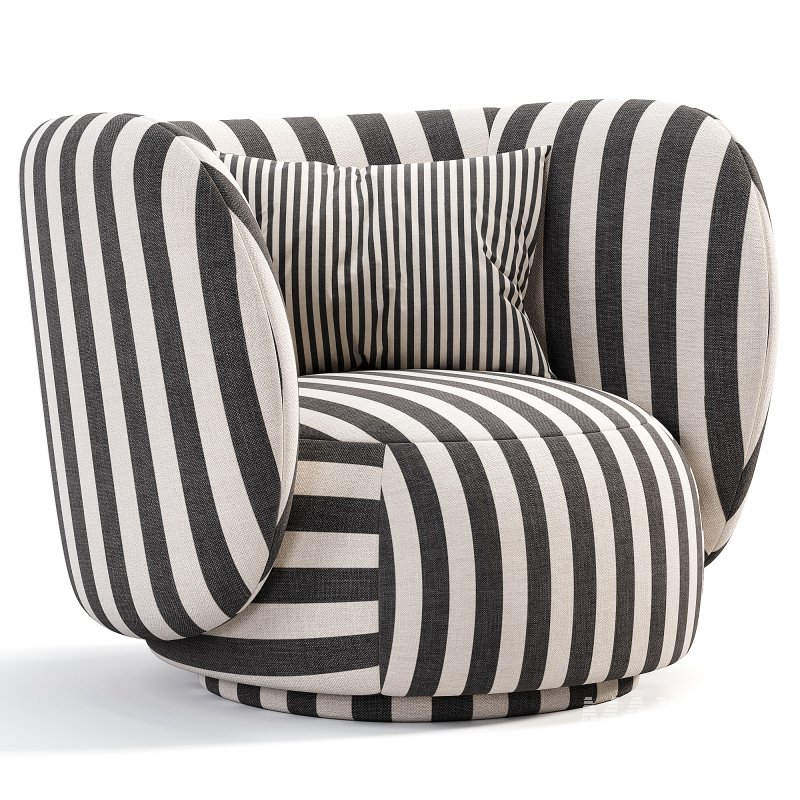 Rico Lounge Chair with Swivel Base - Image 2