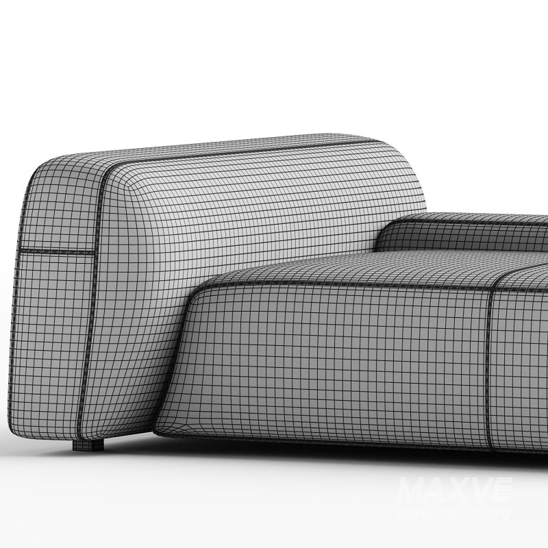 Suiseki Sofa cod SUI11DX composition - Image 1