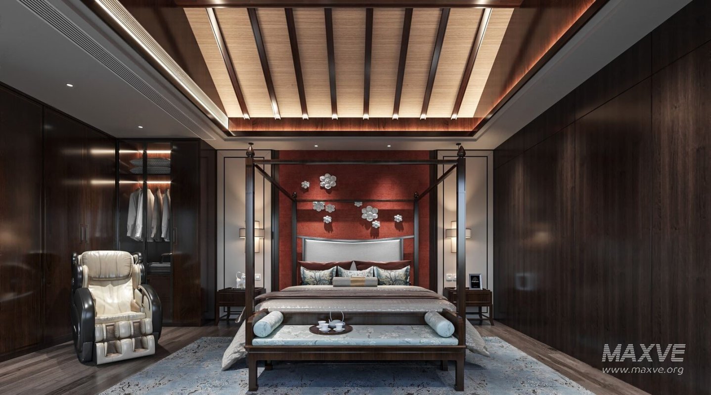 Chinese bedroom146 - Image 1