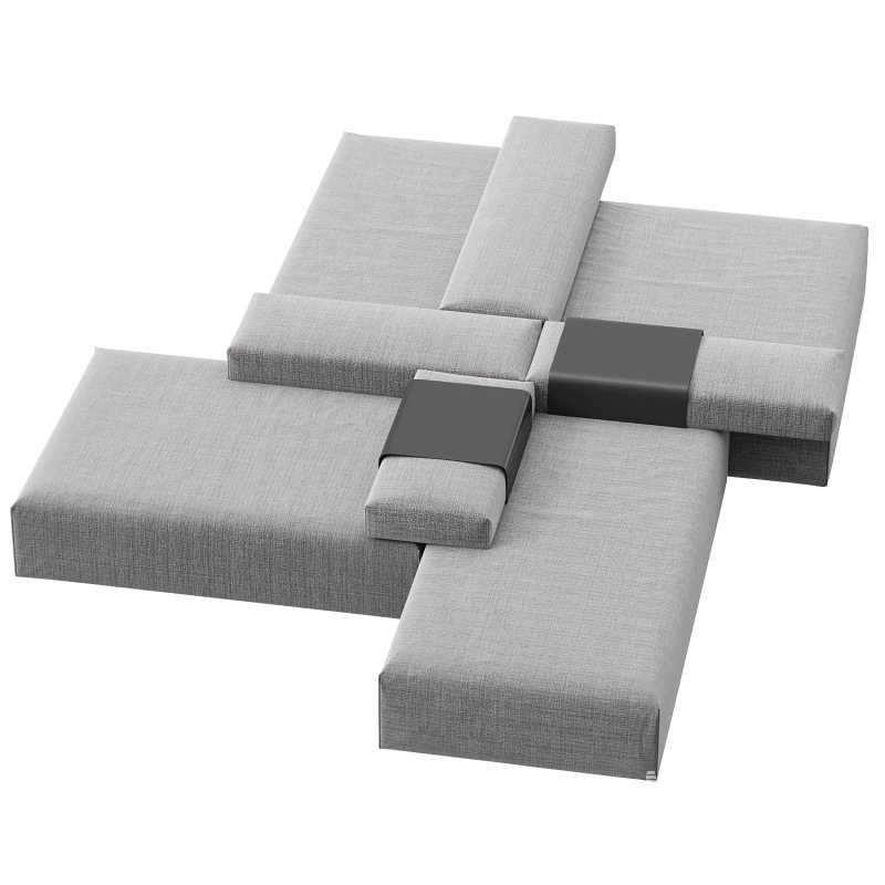 CINDER BLOCK modular sofa design Luca Nichetto Combination 07 - Image 2