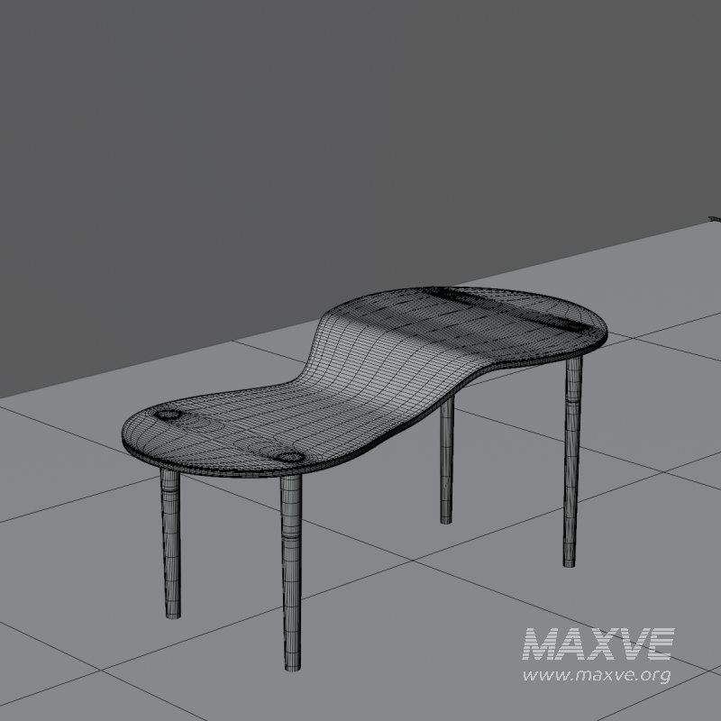 Contemporary Wavy Glass Coffee Table - Image 4