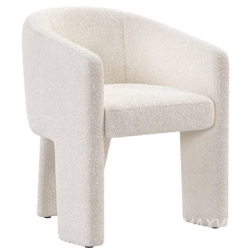 Edenton Upholstered Back Arm Chair - Image 1