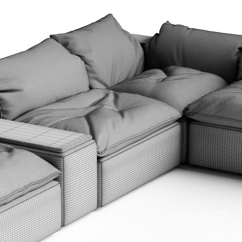 CLOUD ENSEMBLE MODULAIRE EN TISSU Un Monde plus Naturel N4 - Image 1