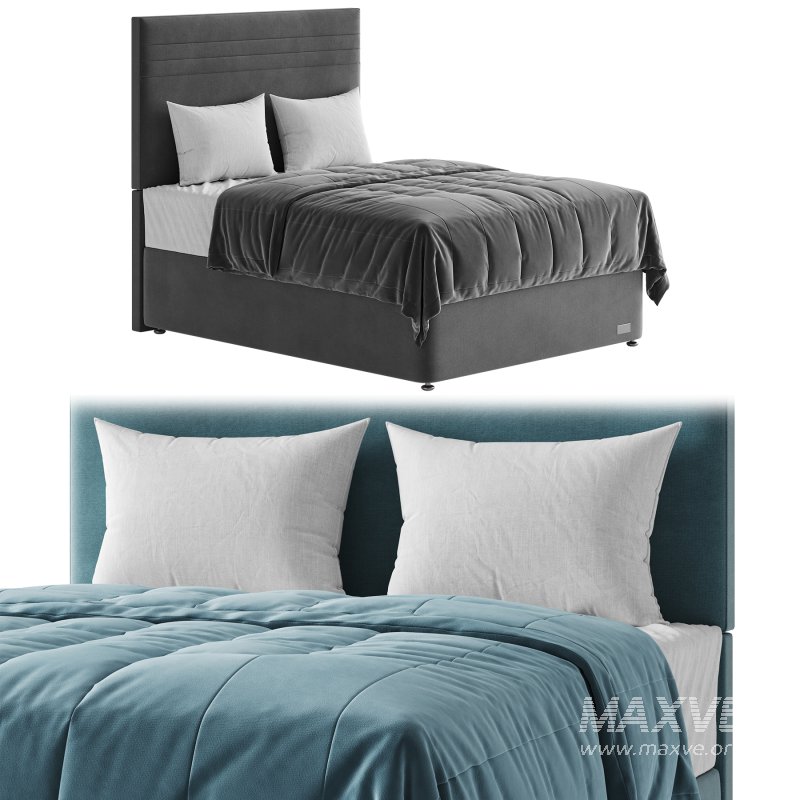 iGel Advance 2050i Divan Bed Set On Glides - Image 1