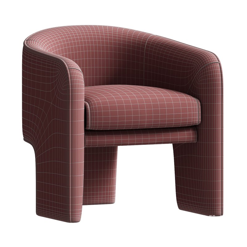 Esther Cream Boucle Armchair - Image 1