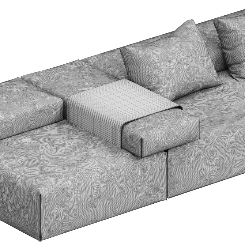CINDER BLOCK modular sofa design Luca Nichetto Combination 04 - Image 2
