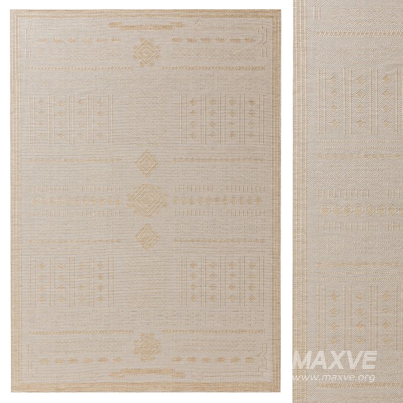 Outdoor Rug Bronco Cream 07 - Image 1