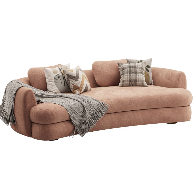 Sennen Curved Sofa - Image 2