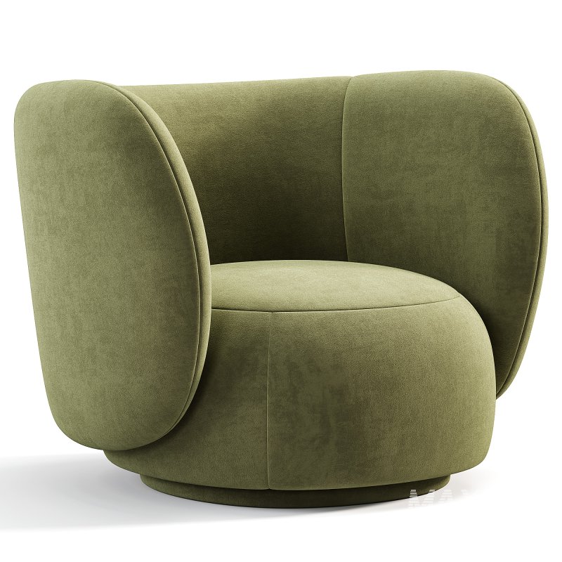 Rico Lounge Chair with Swivel Base - Image 1