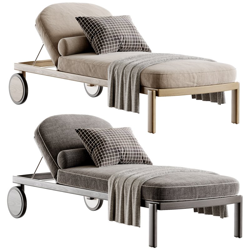 Cove Teak Sun Lounge - Image 1