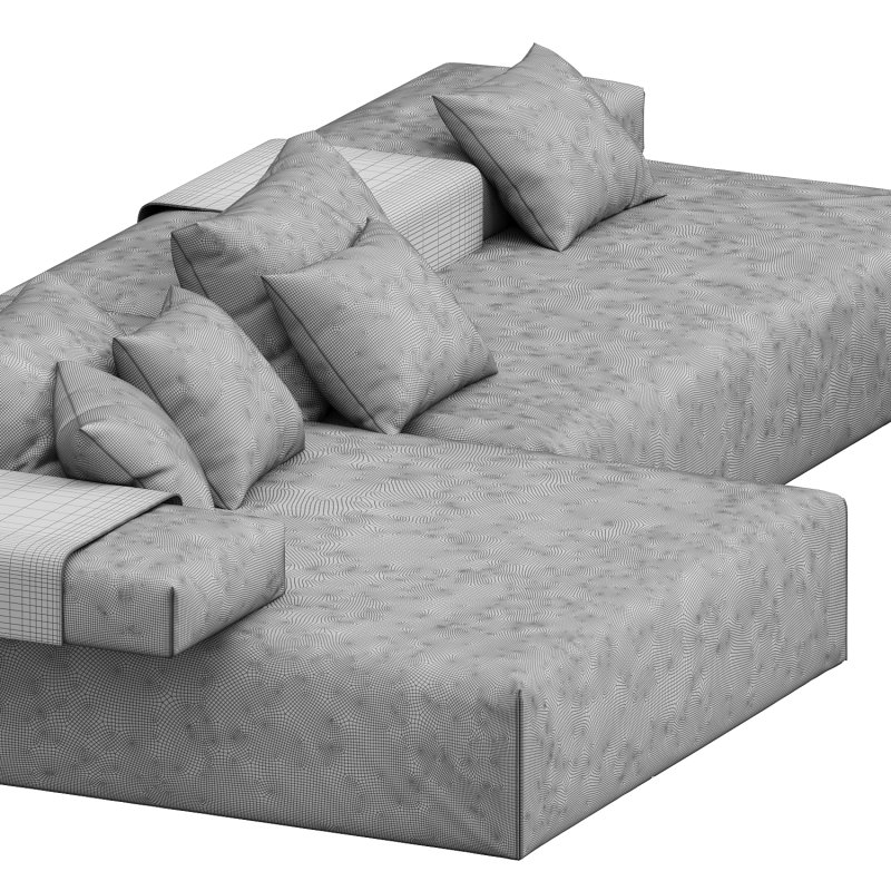 CINDER BLOCK modular sofa design Luca Nichetto Combination 01 - Image 2