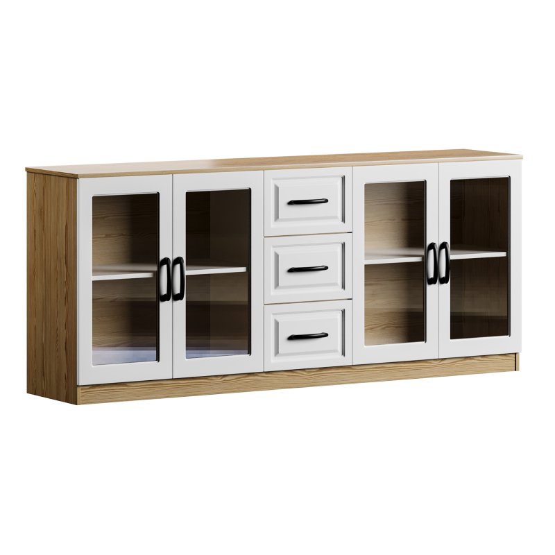 Modern Wood Buffet 3 - Image 6