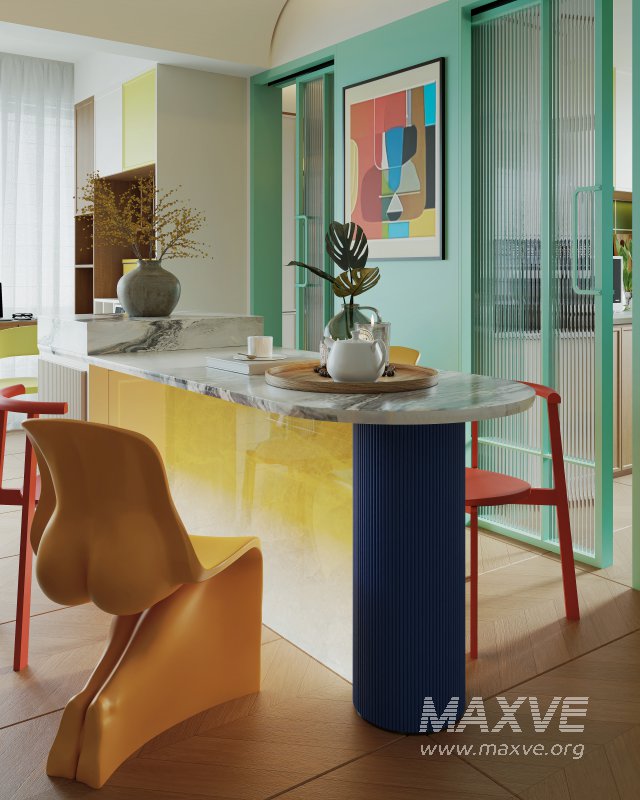 Bauhaus modern living room - Image 6