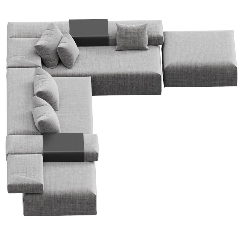 CINDER BLOCK modular sofa design Luca Nichetto Combination 04 - Image 1
