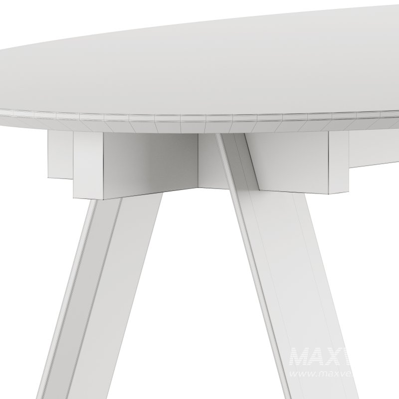 Trave Oval Dining Table by Branca Lisboa - Image 11
