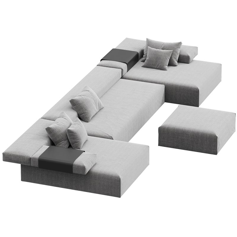 CINDER BLOCK modular sofa design Luca Nichetto Combination 06 - Image 3
