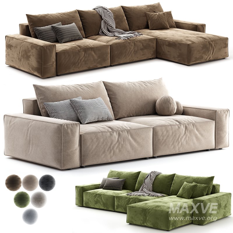Casa Chaise Lounge Sofa - Image 1