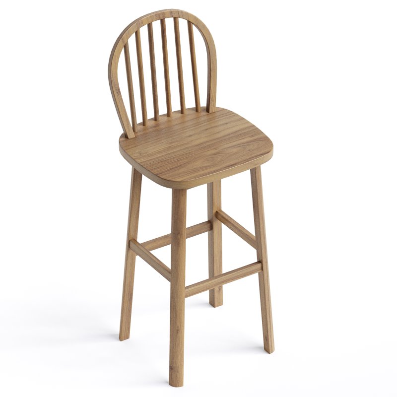 Valirie Solid Wood Counter Stool - Image 1