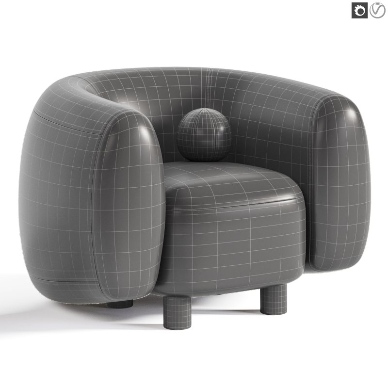 Londy Armchair Cozy Ivory By Divan.ru - Image 7