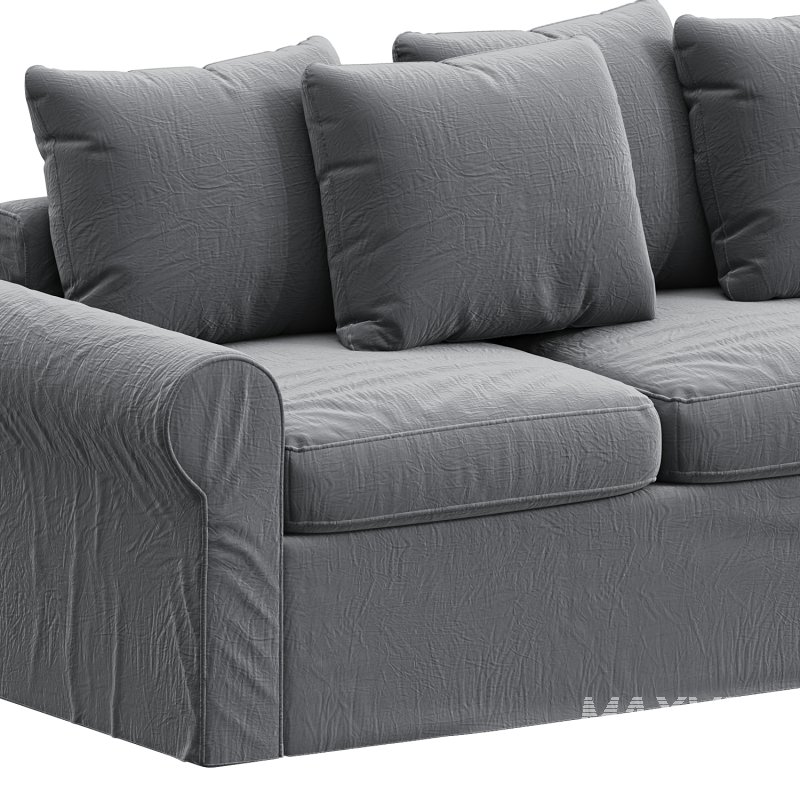 HARLANDA Sleeper sofa, Ljungen medium gray IKEA - Image 3