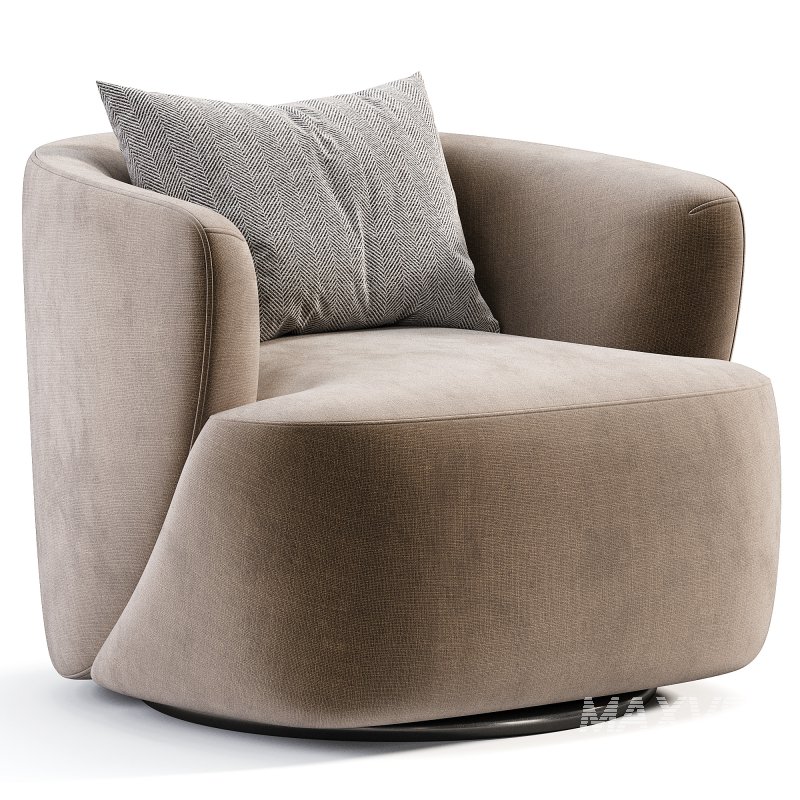 Pelton Swivel Chair By Brownandbeam - Image 2