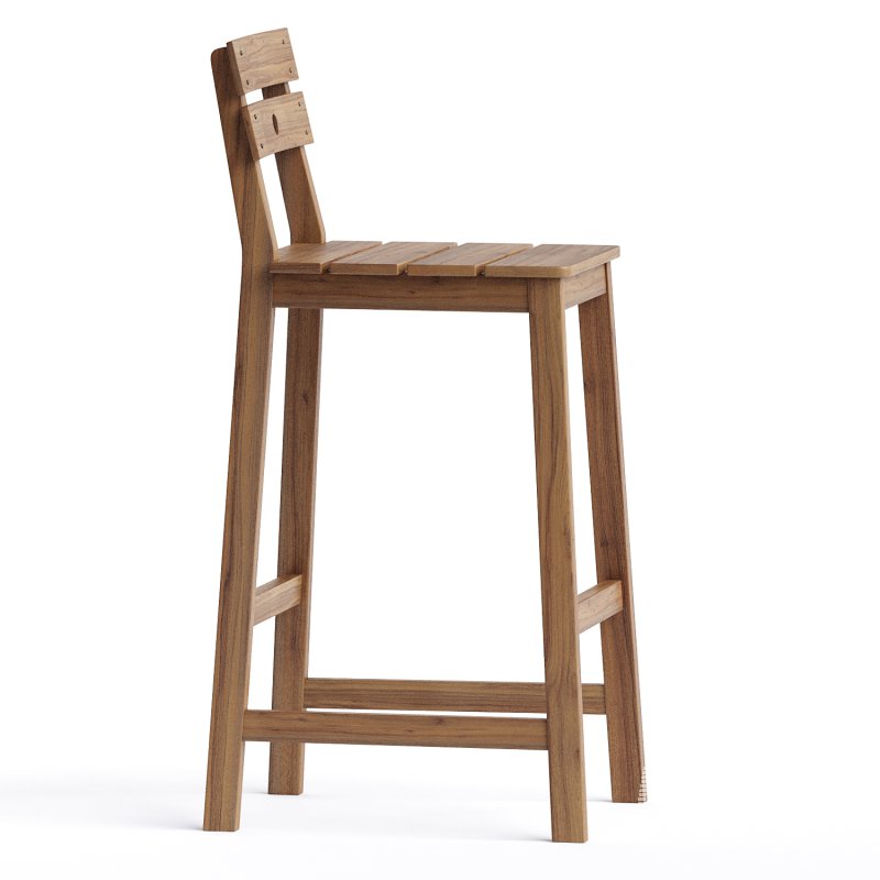 Caudell Solid Wood Counter Stool - Image 1