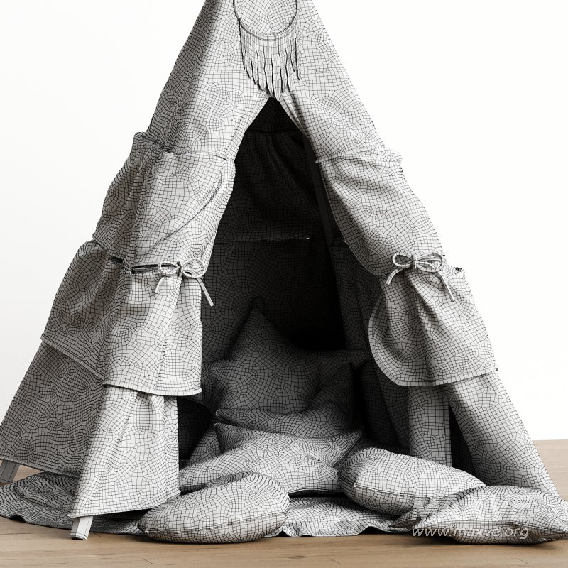 Child’s teepee White Angel Set - Image 2