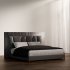 Stylish Modern Bed with Cushions and Headboard - Thumbnail 2
