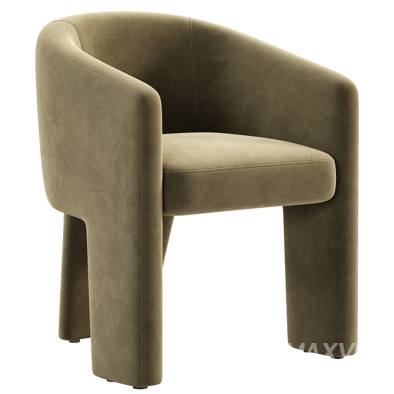 Edenton Upholstered Back Arm Chair - Image 3