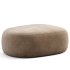 Pouf Ovale Design Scandinave En Tissu Boucle BILY - Thumbnail 5