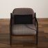 Cozy Wooden Armchair with Cushions - Thumbnail 10