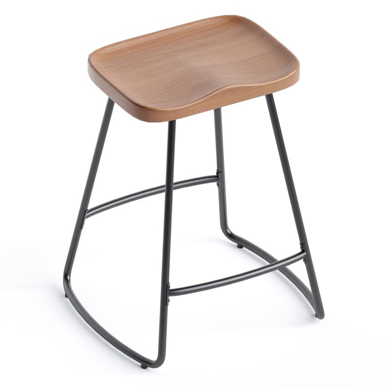 Rodriques Counter Stool with Metal Frame - Image 4