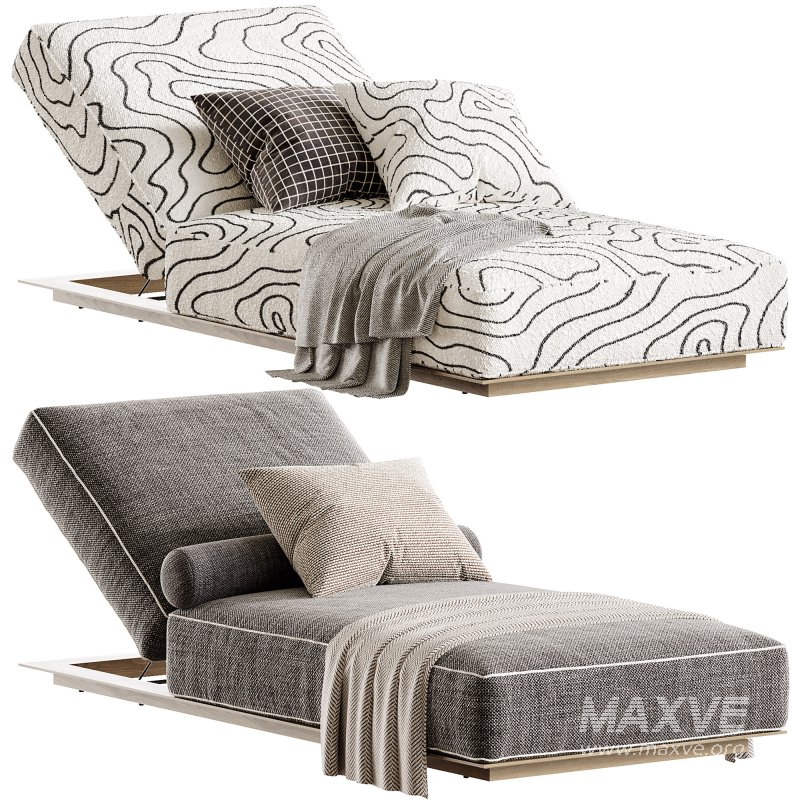 Santorini Outdoor Sun Lounge - Image 3