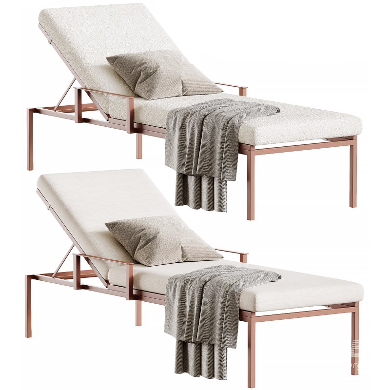 Via Deckchair with Arms - Image 3