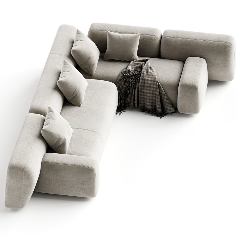 Suiseki Sofa cod SUI19DX composition - Image 2