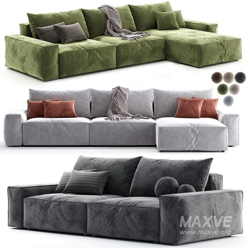 Casa Chaise Lounge Sofa - Image 5