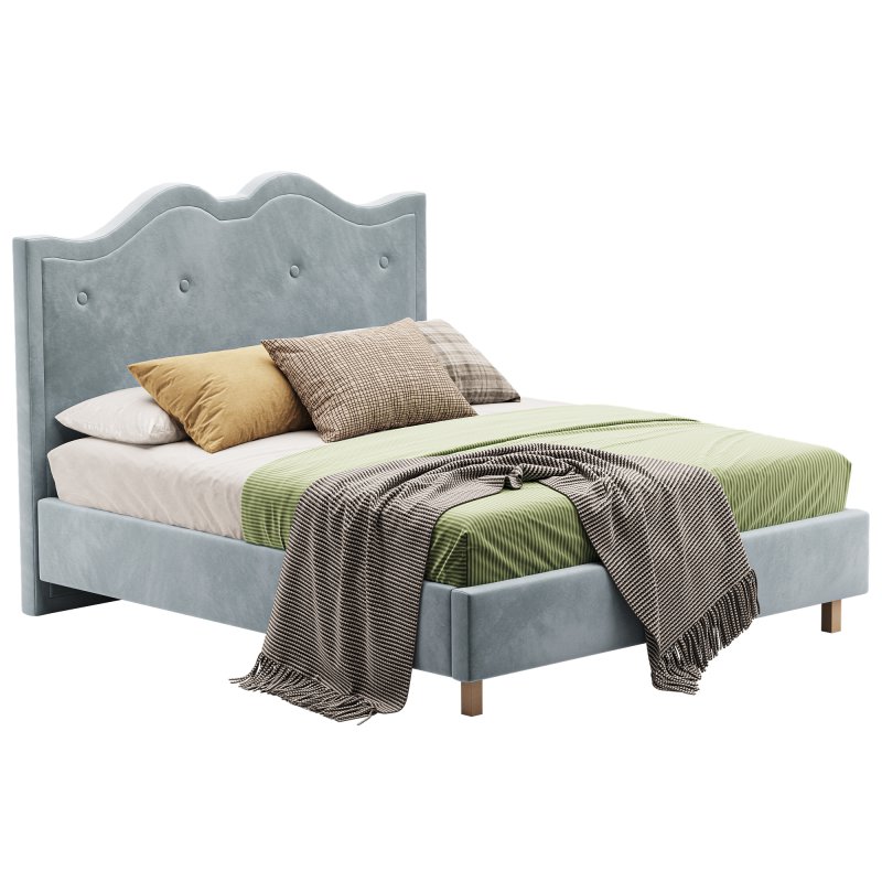 Double bed blue Williams - Image 1
