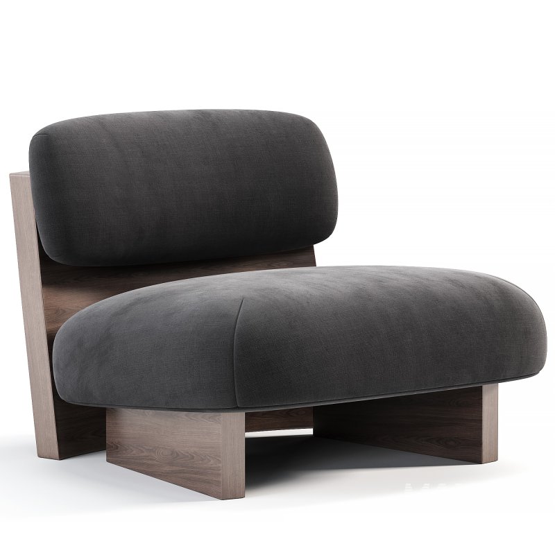 Jia Chair And Ottoman - Image 3