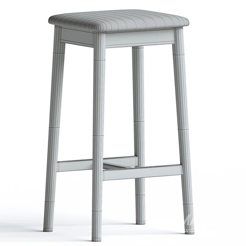 WHITE 135 BAR STOOL BY HARRI KOSKINEN - Image 1