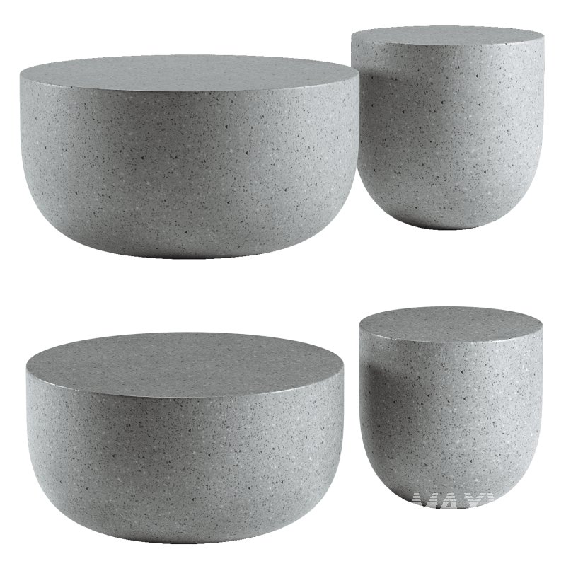 Caine Outdoor Coffee & Side Table - Image 1