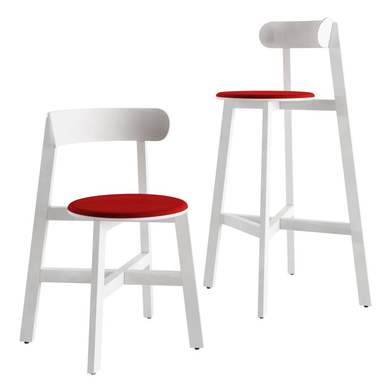 Roda Chair and Bar Stool by Branca Lisboa - Image 4