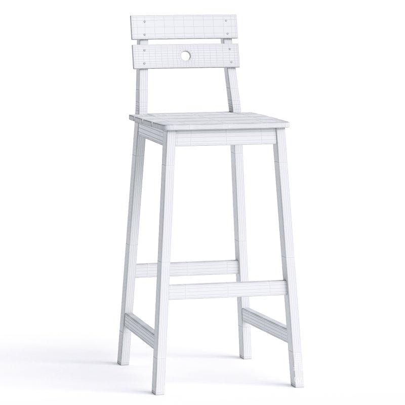 Caudell Solid Wood Counter Stool - Image 2