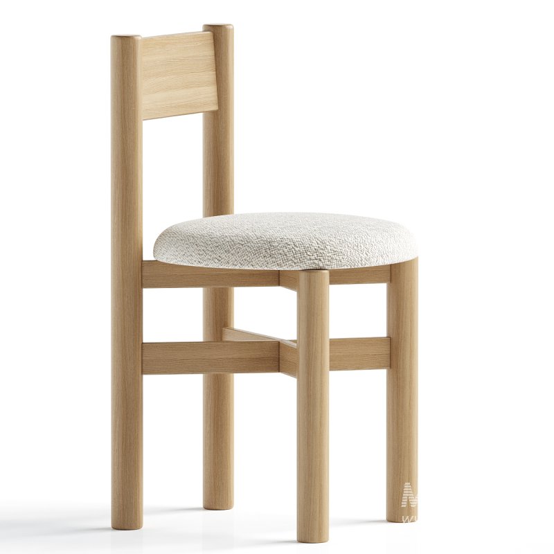 Teddy Dining Chair – Warm Oak - Image 1